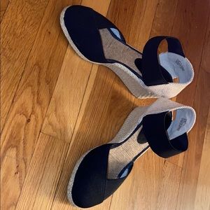 Ralph Lauren Black and Tweed Espadrille